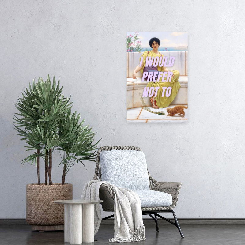 «I matériau préféré», impression d'art mural, 24" H x 16" W
