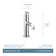 Gibson Single Hole Bathroom Faucet with Drain Assembly