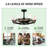33" Ceiling Fan With Light Candles