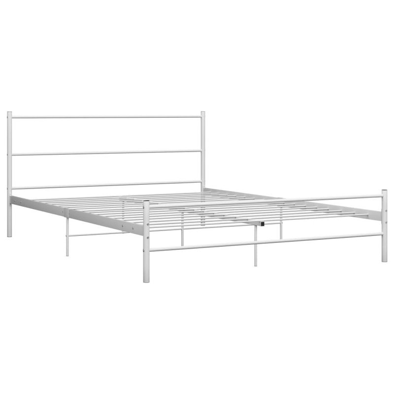 Del Mesa Metal Bed Frame, 160 x 200cm, white