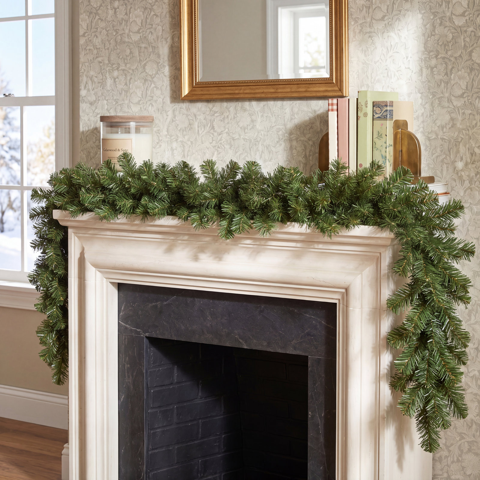PVC Greenery 108" Pine Christmas Garland