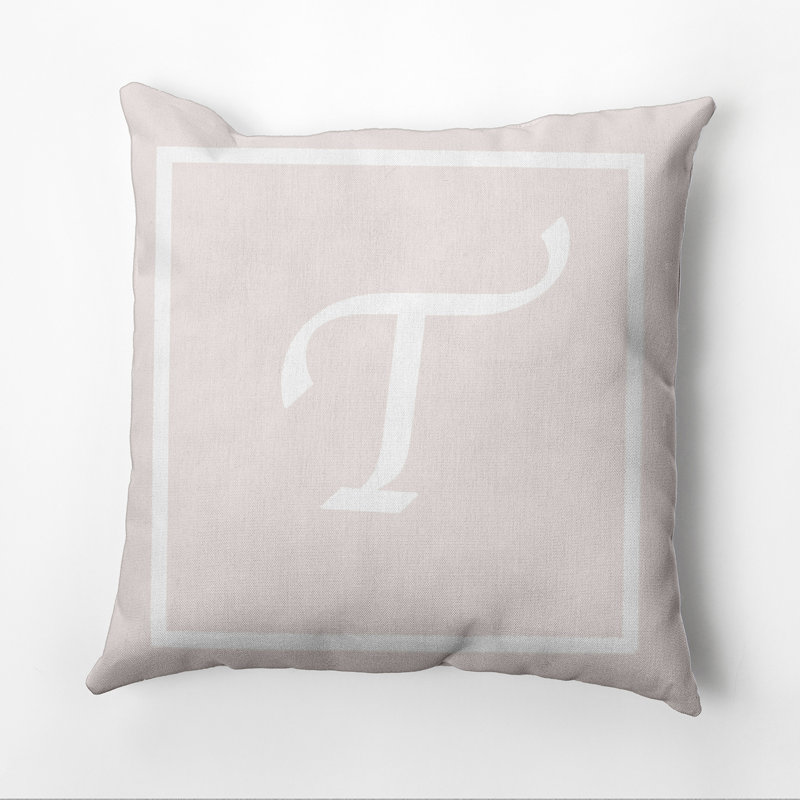 Reversible Throw Pillow, Ivory/White, 20"x20", T