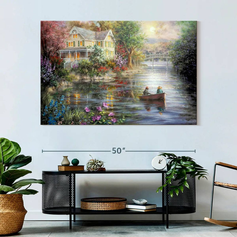 Lilie The Evening Reflections, 34" H x 51" W