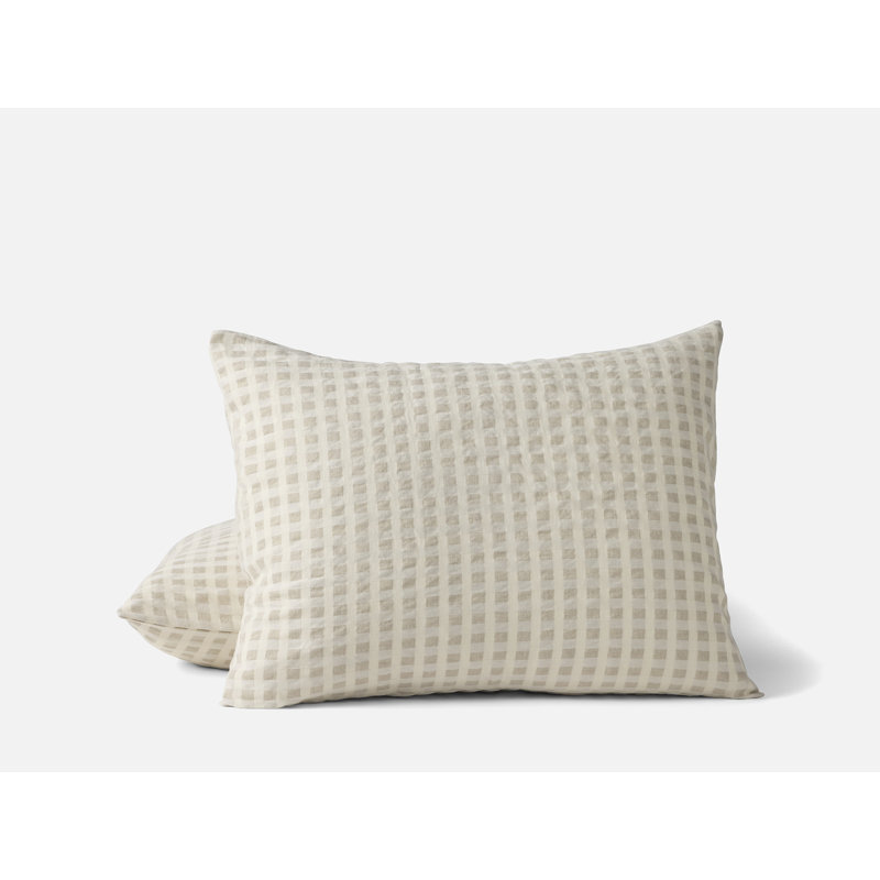 Couvre-oreiller en bouleau biologique, Taie décorative standard