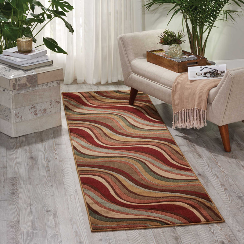 Yuzo Abstract Indoor Rug, Runner 2' x 5'9"