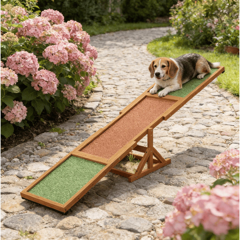 Balançoire à bascule en bois pour animaux de compagnie
