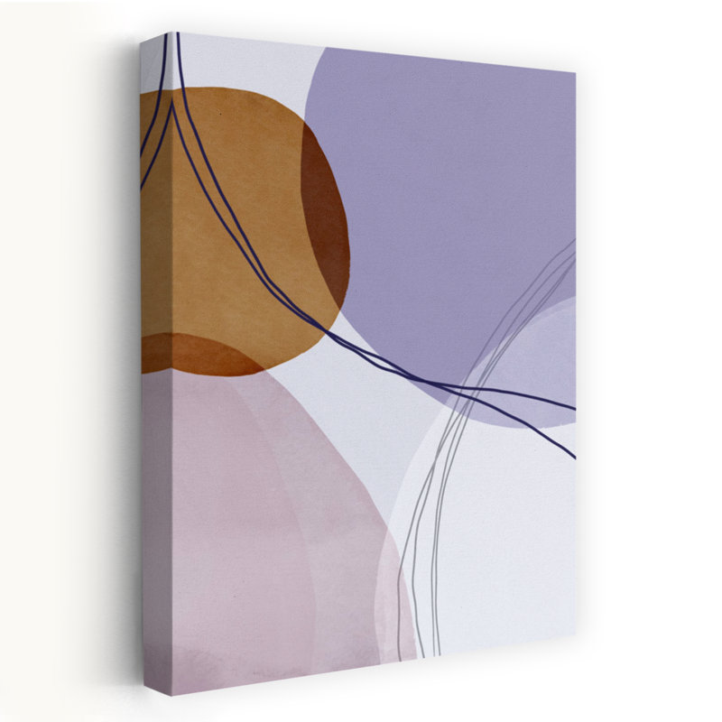 Art contemporain abstrait géométrique, H 24 po x l 16 po