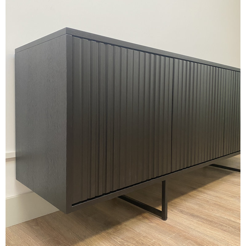 Largo 204cm Sideboard, Black