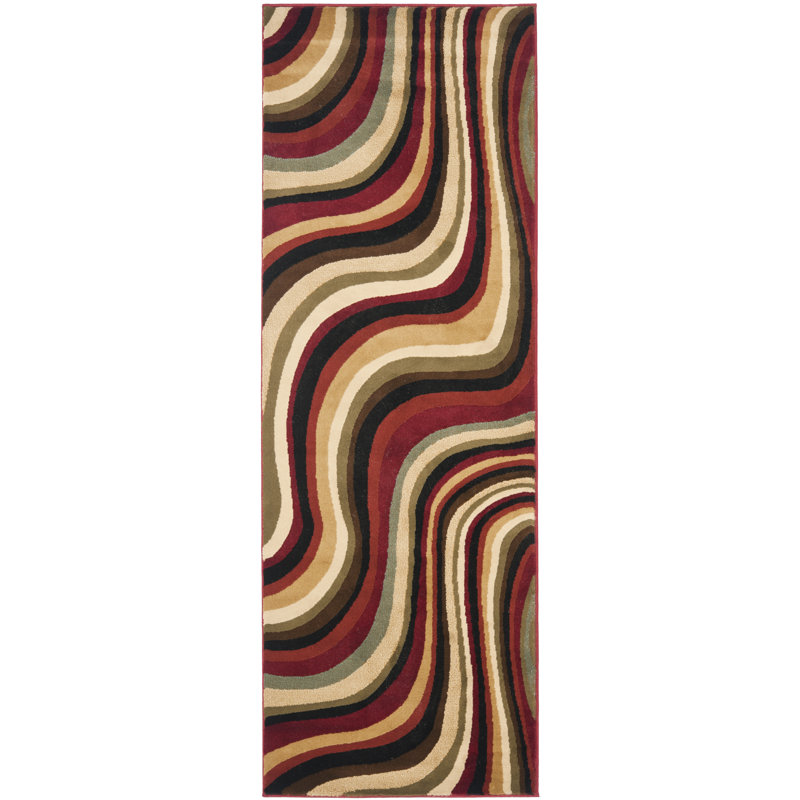 Charis Performance Abstract Rug, Runner 2'4" x 9'