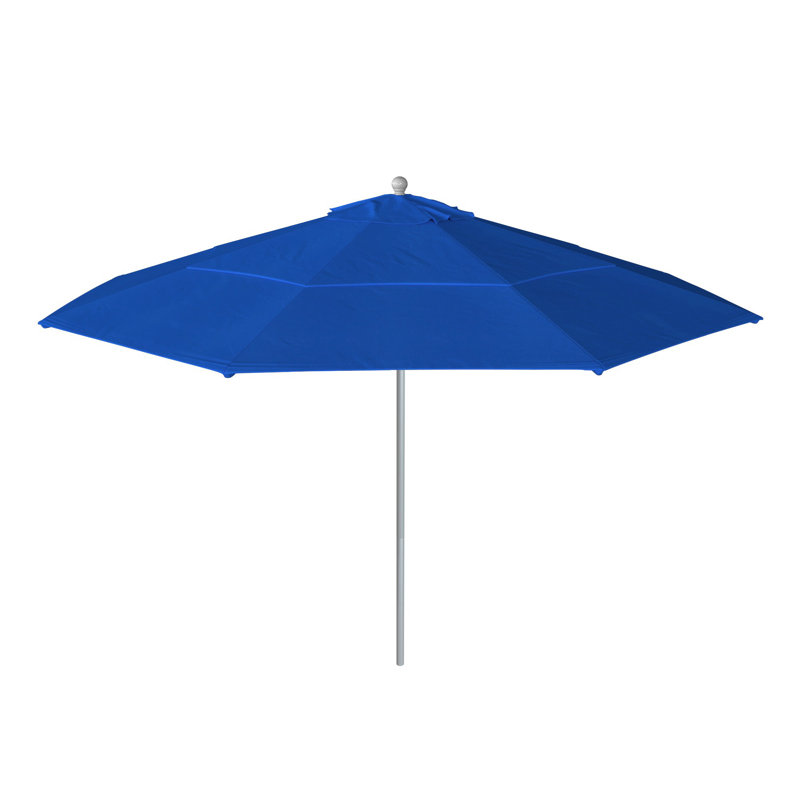 Parasol de marché 11 pi Bediya, Tissu performance bleu royal