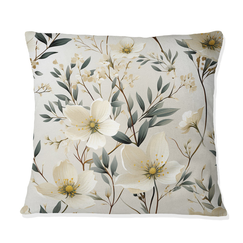 Coussin décoratif, H 16 po x l 16 po