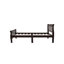 Lit plateforme en bois massif l 41,3 po x P 79 po x H 35,4 po Burlington