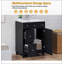 Armoire de meuble-lavabo 24 po avec lavabo en céramique, 2 tiroirs, 1 porte-1513302771