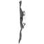 Sculpture murale en forme de cheval de course rustique Western L 24 po