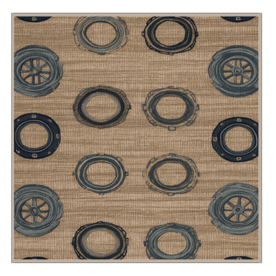  Tapis nautique à hublots lavables