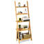 Nanki 152 cm H x 53 cm W Solid Wood Ladder Bookcase