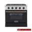 Personnalisé Pro-Style 30 po. 4,2 pieds cubes Cuisinière à gaz autoportante à 4 brûleurs avec four à convection-73306194-73306197