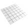Metro Quad Matte White 11-3/4 in. x 11-3/4 in. Porcelain Mosaic Floor and Wall Tile