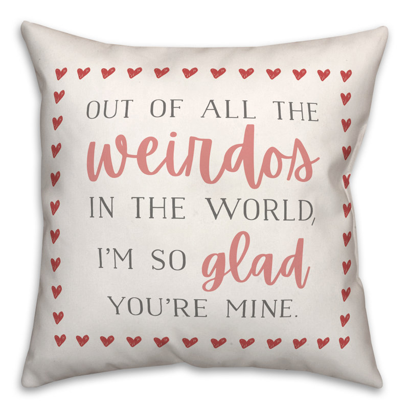 No Pattern And Not Solid Color Reversible Throw Pillow