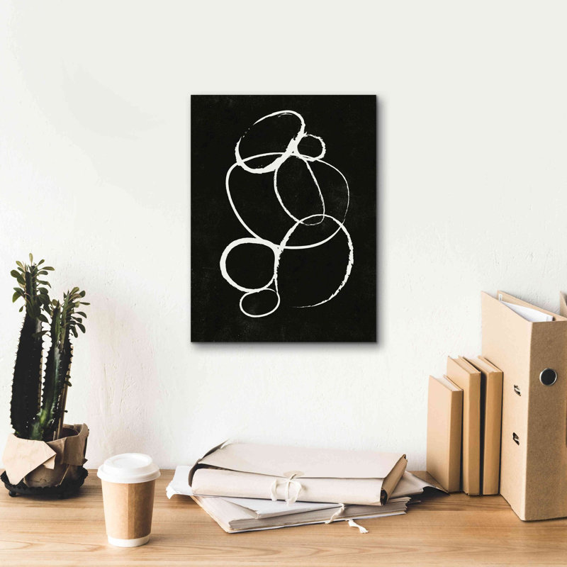 «Pestel lié 2 sur toile» par Design Fabrikken, H 16 po x l 12 po x P 0,75 po