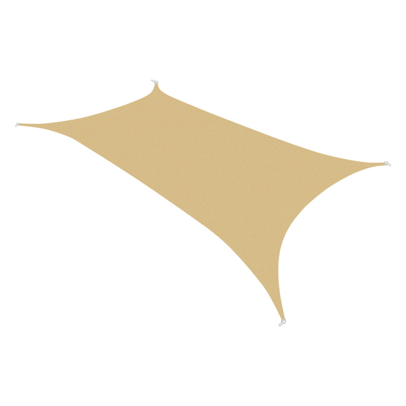 Pare-soleil d'extérieur pliable rectangulaire pour patio