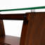 127cm Glass Top Console Table