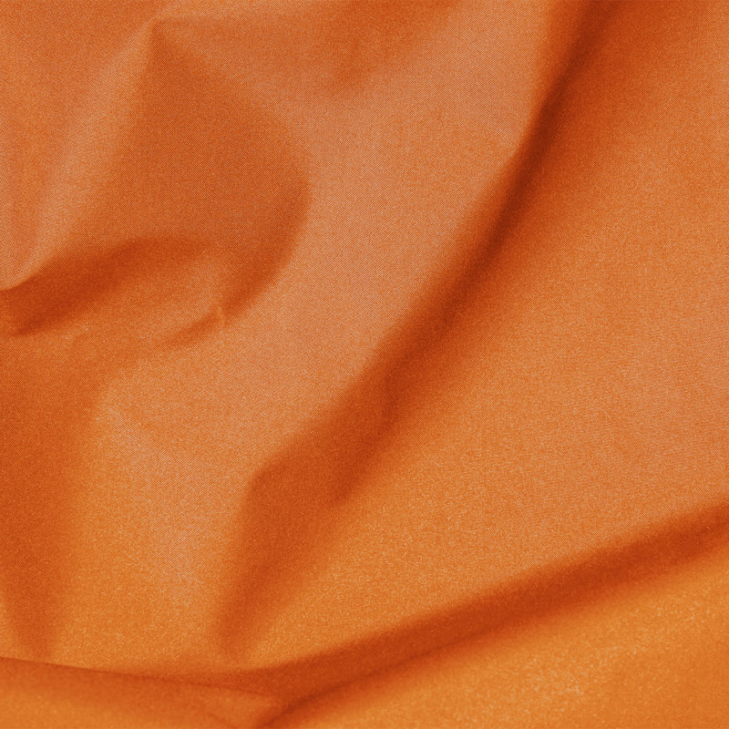  Repose-pieds pouf carré Moseley 16 po, hydrofuge, Mélange de polyester orange
