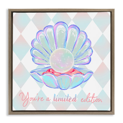 Limited Edition Pearl Framed Floater Canvas Wall Art by Ziwei Li