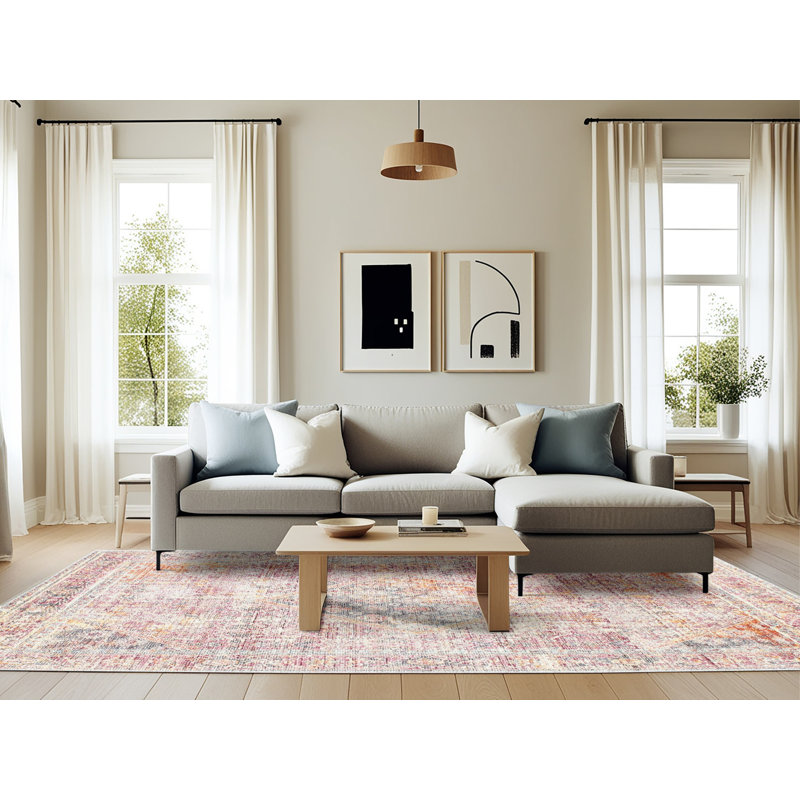 Delphia Oriental Indoor Rug, Rectangle 6' x 9'