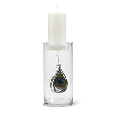10'' H Glass Tabletop Candlestick
