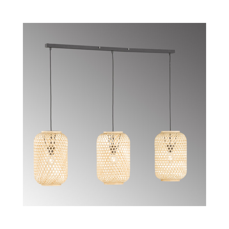 Calla 3 - Light Pendant, Bamboo