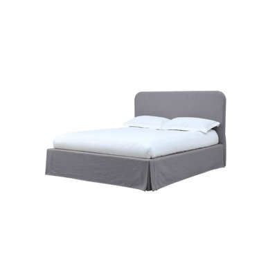 Lit plateforme tapissier Miya