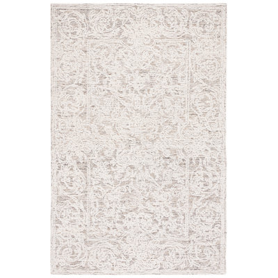 Abstract Hand Tufted Wool Oriental Rug