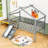 Twin Wood Low House Loft Bed With Slide, Ladder, And Safety Guardrails-1614469902