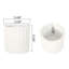 Jardinière - Panier à fleurs en oxyde de magnésium blanc antique pour les bureaux, 12,99 po Profondeur, largeur, hauteur, maisons de 9,17 lb