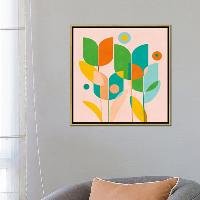 «Circles Shapes Tulips» par Ana Rut Bré - impression d'art graphique