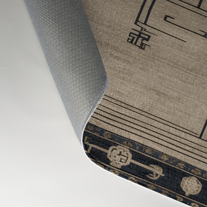 Tapis intérieur et extérieur ArtDeco, Rectangle 9 pi x 12 pi