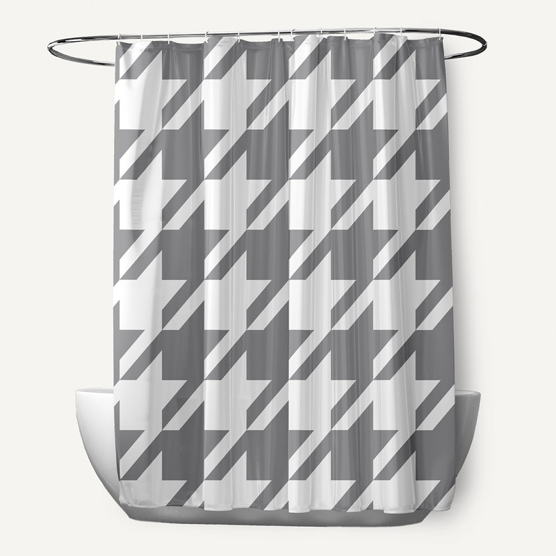 Rideau de douche simple Avelien, Gris
