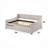 Lianna Fog Fabric Daybed & Twin Trundle
