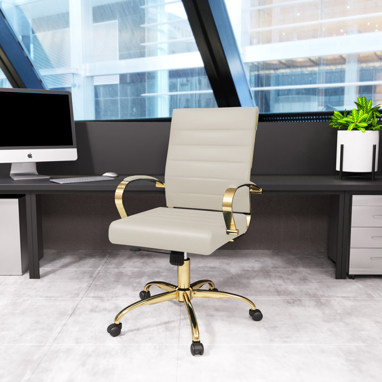 Naudain Faux Leather Office Chair