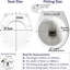 Ballenger Soft Close Elongated Hard Toilet Seat