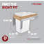 Poubelle escamotable en bois Rev-A-Shelf -93983903-93983902