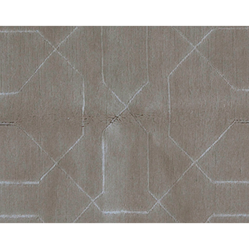 Hand Knotted Area Rug in Ivory