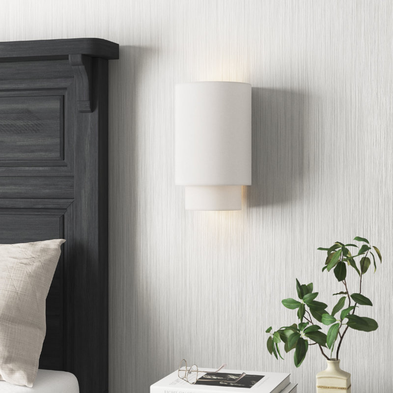 Tanyel Steel Flush Mounted Sconce, Polished Nickel