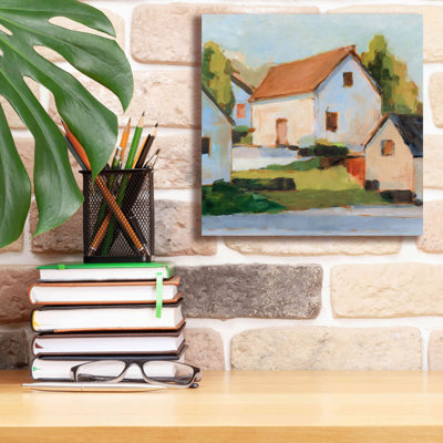 «European Farmhouse I» par Ethan Harper, estampe numérique sur toile