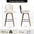 Swivel Upholstered Bar Height Stool-2023772025-2023772028