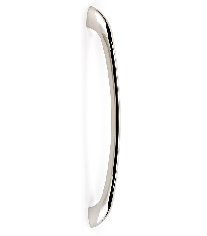 Poignée arche contemporaine de centre à centre, 18", Nickel poli