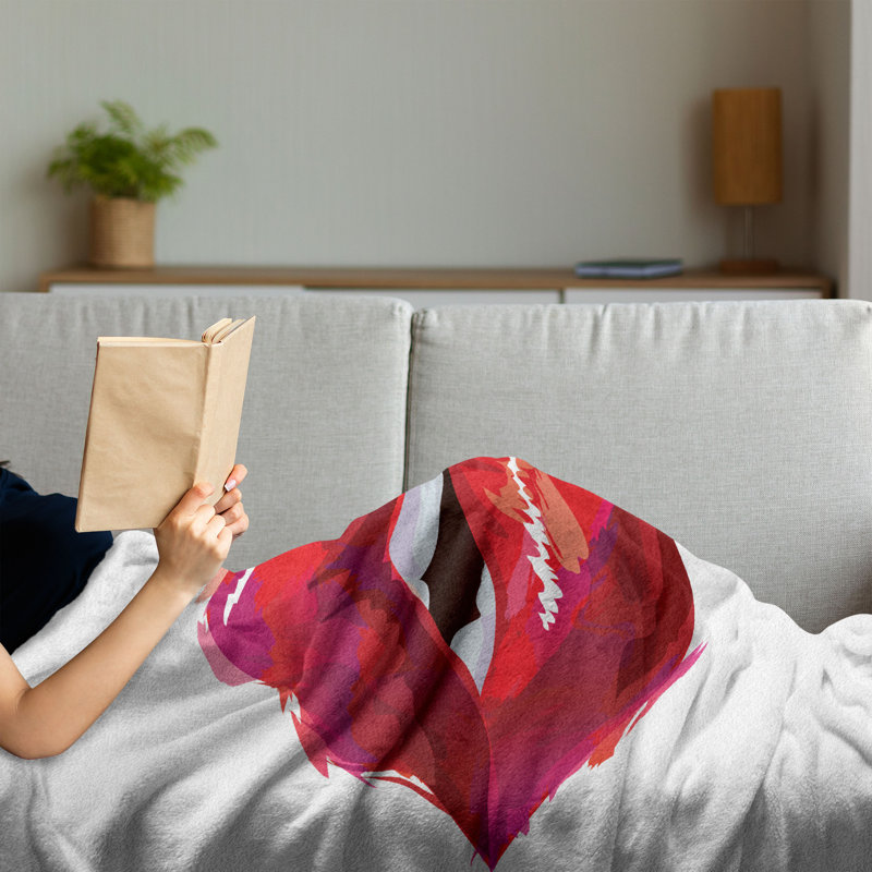 Hand Woven Throw Blanket, 70" x 90"