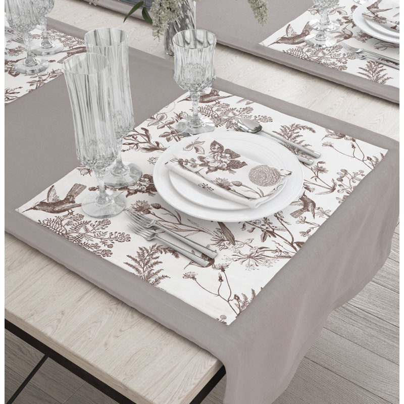 Ensemble de 4 napperons Canva 508