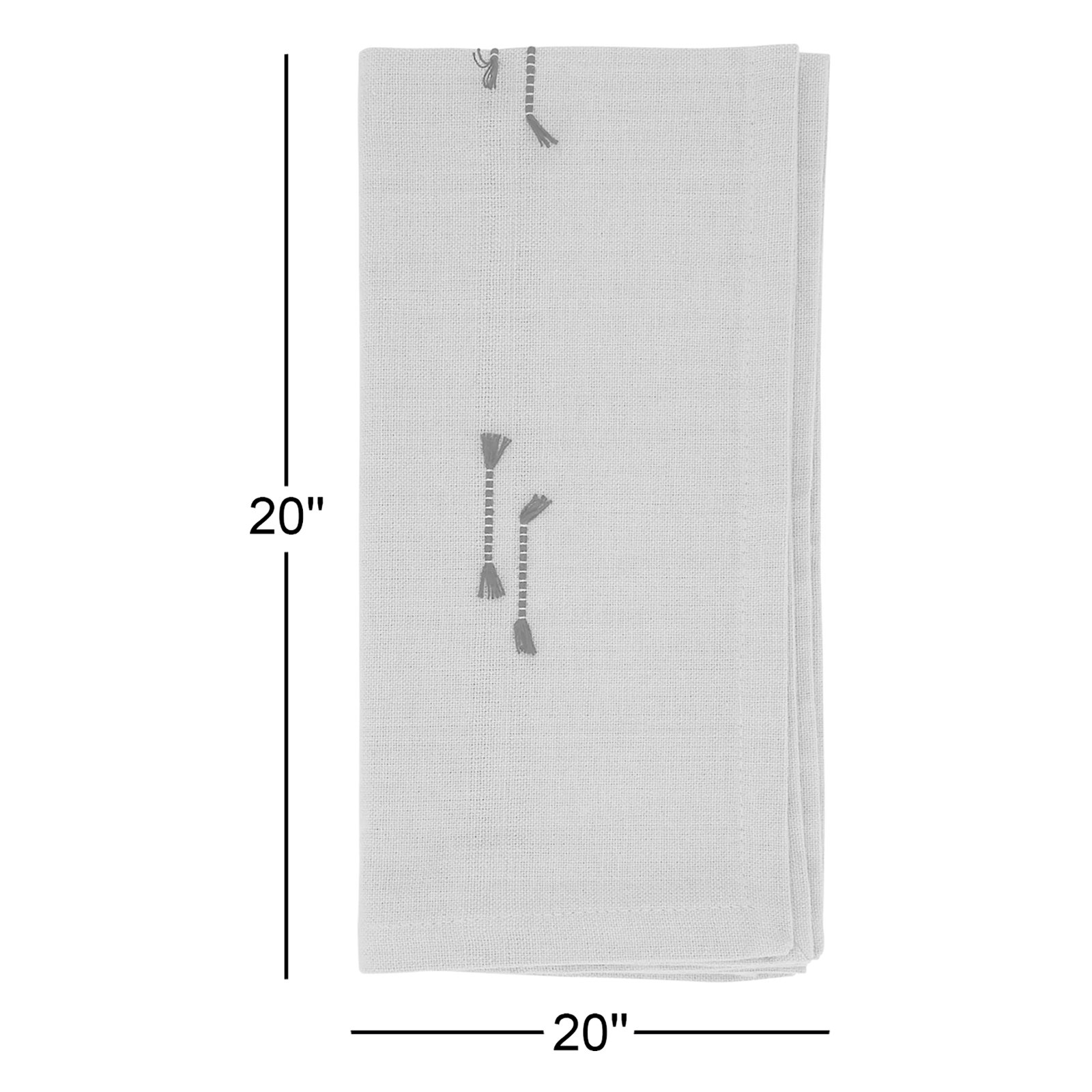 Teranishi Collection Teranishi Cotton Napkin, Black